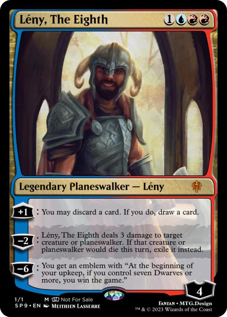 Illustration of Lény, The Eighth, winner of the 9th Source Primordiale on 4 November 2023, illustrated by Meithien Lasserre.